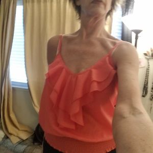 About A Girl Tops - About A Girl Orange Summer top About A Girl Tops - About A Girl Orange Summer top
